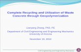 Complete Recycling and Utilization of Waste Concrete ...