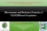 Microstructure and Mechanical Properties of FA/GGBS-based ...