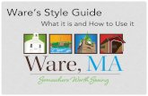 Ware’s Style Guide