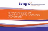 Showcase of 2014 Core Values Awards - IAP2