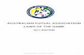 AUSTRALIAN FUTSAL ASSOCIATION LAWS OF THE GAME