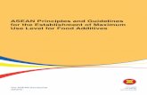 ASEAN Principles and Guidelines for the Establishment of ...