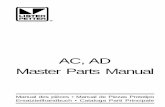 AC, AD Master Parts Manual