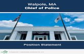 Walpole, MA Chief of Police