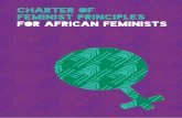 CHARTER OF FEMINIST PRINCIPLES FOR AFRICAN FEMINISTS