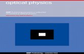 optical physics - cms.iopscience.org