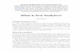 What Is Text Analytics?
