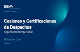 Cesiones y Certificaciones de Despachos
