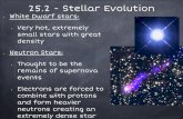 25.2 - Stellar Evolution - msbrawley.weebly.com