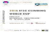 2016 IFSC CLIMBING WORLD CUP