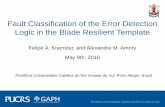 Fault Classification of the Error Detection Logic in the ...