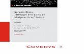 Surgery Risks: Through the Lens of Malpractice Claims