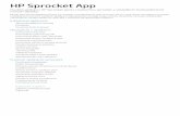 HP Sprocket App