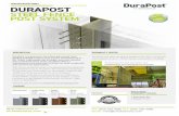 SPECIFICATION SHEET DURAPOST STEEL FENCE