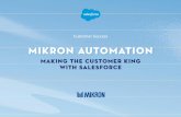 Customer Success Mikron Automation - Salesforce