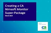 Creating a CA Nimsoft Monitor Super-Package