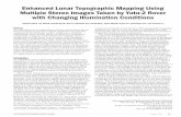 Enhanced Lunar Topographic Mapping Using Multiple Stereo ...