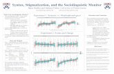 Syntax, Stigmatization, and the Sociolinguistic Monitor