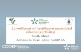 Surveillance of healthcare-associated infections (HCAIs)