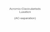 Acromio-Clavicularleds Luxation (AC-separation)
