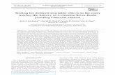 Testing for delayed mortality effects in the early marine ...
