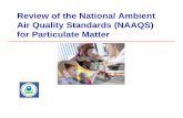 Review of the National Ambient Air Quality Standards ...