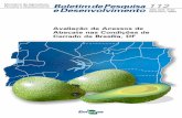 Avaliação de Acessos de Abacate nas Condições de Cerrado ...