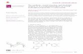 The synthesis, crystal structure and Hirshfeld analysis of ...