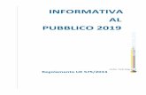 INFORMATIVA AL PUBBLICO 2019 - Rete Fidi