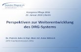 Perspektiven zur Weiterentwicklung des DRG-Systems