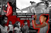 PROJETOS APOIADOS CAMPANHA 2020 AMIGO DE VALOR