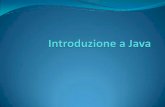 Introduzione a Java