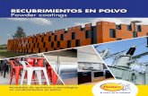 RECUBRIMIENTOS EN POLVO Powder coatings