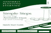 Simple Steps - AeroGarden