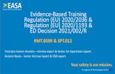 Evidence-Based Training Regulation (EU) 2020/2036 ...