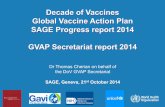 Decade of Vaccines Global Vaccine Action Plan SAGE ...