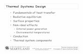 Thermal Systems Design - UMD