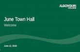 June Town Hall - Algonquin College