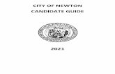 CITY OF NEWTON CANDIDATE GUIDE