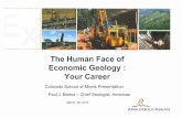 The Human Face of Economic Geology Your Career