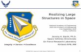 Realizing Large Structures in Space