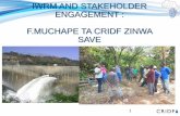 IWRM AND STAKEHOLDER ENGAGEMENT : F.MUCHAPE TA …