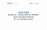 BALL VALVES AND ACTUATORS E-CATALOG