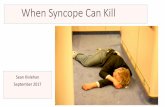 When Syncope Can Kill