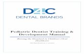 Pediatric Dentist Training & Development Manual