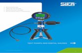 TesT pumps anD DigiTal gauges - SIKA USA