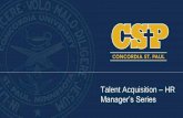 Talent Acquisition HR - CSP