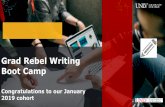 Grad Rebel Writing Boot Camp - unlv.edu