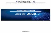 ISSN 2545 - 4390 VOLUME 4 2020