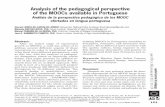 Analysis of the pedagogical perspective of the MOOCs ...